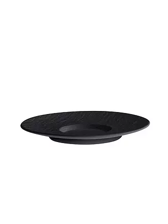 VILLEROY & BOCH | Cafe au Lait Unterteller "Manufacture Rock" 17cm (Schwarz) | 